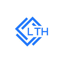 LTH technology letter logo design on white  background. LTH creative initials technology letter logo concept. LTH technology letter design.