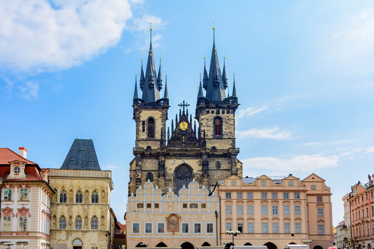 Church of Our Lady before Tyn on Old town square, Prague, Czech Republic
