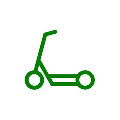 Electric scooter line icon