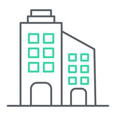 Office Building Icon Design