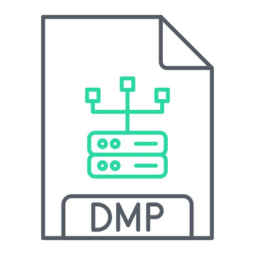 DMP File Format Icon Design