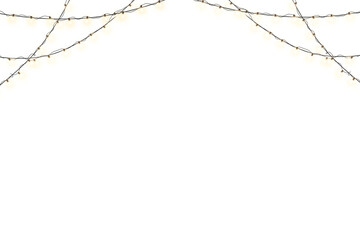 Fairy lights overlay, Christmas New Year lights, string lights,  Photoshop overlay, bokeh, png