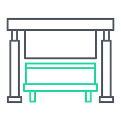 Bus Stop Icon Design