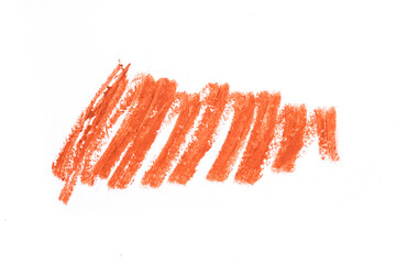 Lip liner stroke on white background- Image