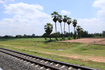 View from Thai car window