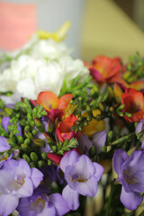 Flower composition. mixed flower bouquet