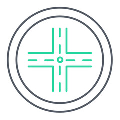 Intersection Icon Design