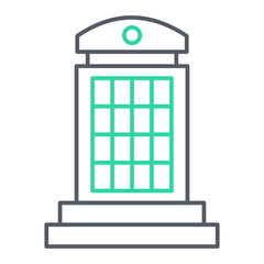 Phone Booth Icon Design