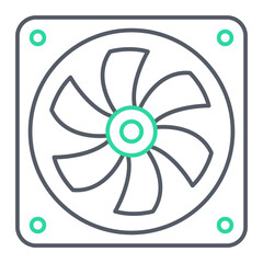 Pc Fan Icon Design