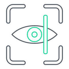 Retinal Scan Icon Design