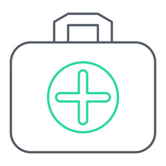 Fototapeta premium First Aid Kit Icon Design