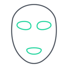 Face Mask Icon Design