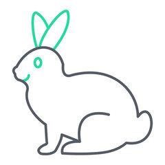 Rabbit Icon Design