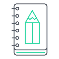 Sketch Book Icon Design