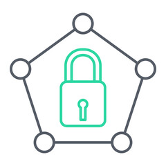Protected Network Icon Design