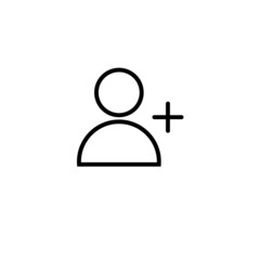 Account, add, contact, create, friend, new, user icon