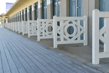 les planches de Deauville - cabines