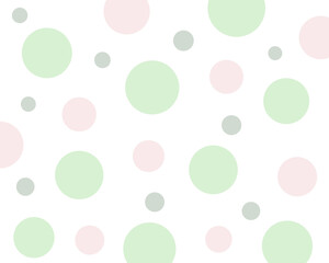 ランダムな水玉模様　背景　壁紙