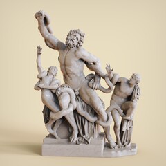 Laocoon and His Sons statue. 