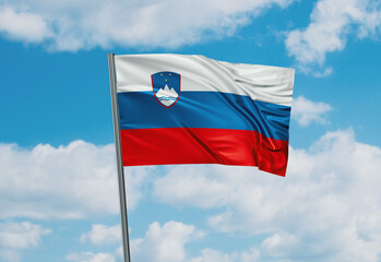Fototapeta na wymiar Slovenia national flag