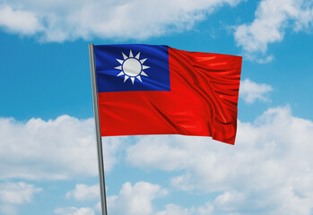 Fototapeta na wymiar ROC national flag