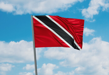 Fototapeta na wymiar Trinidad and Tobago national flag