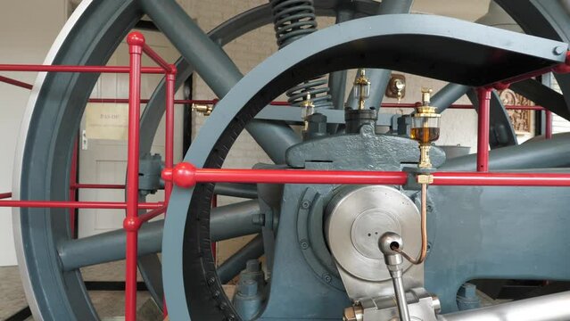 Steam Engine called 'De witte olifant' in a place called Beltrum in the Netherlands