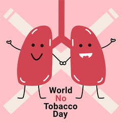 Healthy and happy lung support world no tobacco day