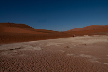 Fototapeta na wymiar Fine sand dunes in Namibia