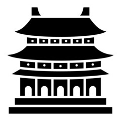 Naklejka premium Forbidden City Icon