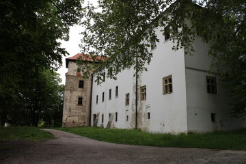 Fototapeta na wymiar Renaissance Manor house of Zaia in Uhrovec, west Slovakia