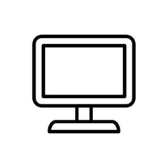 television new icon simple vector