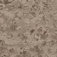 Abstract macro crystal geometric background texture Coca Mocha color. Random pattern background. Texture Coca Mocha color pattern background.