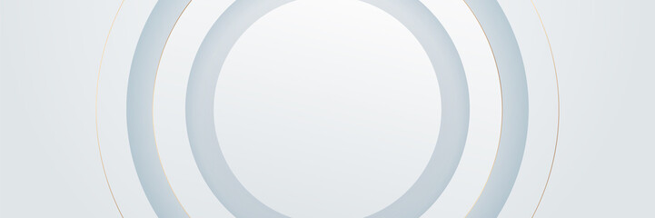 Abstract soft golden lines on white background