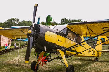 Polish airplain samolot rolniczy stary