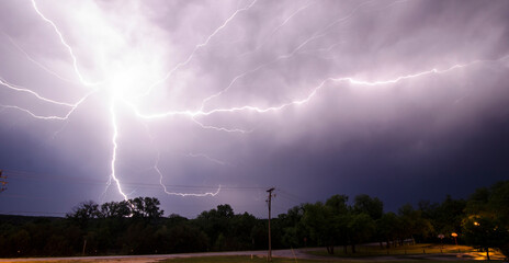 Storm chasing lightning