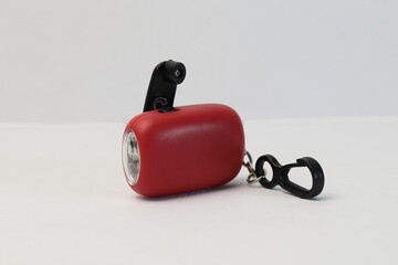 Dynamo flashlight. Compact, ideal for backpacks, gear bag for glove compartments. Just wind handle...