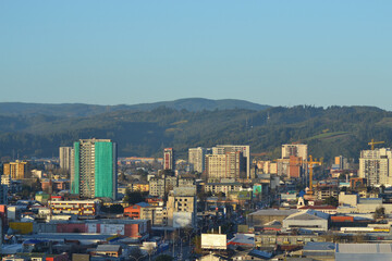 beautiful city of Concepcion in the south of Chile, cosmopolitan and beautiful buildings