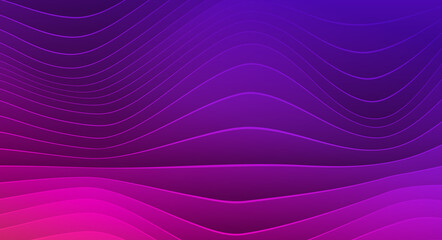 Vector abstract element of geometric shape, wave line pattern, dynamic fluid or liquid shape on gradient color background. Illustration modern graphic design. Layout for poster, banner, wallpaper