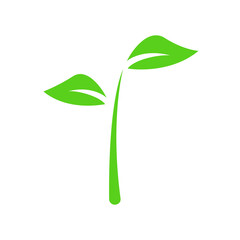 Green Sprout Vector Icon 5