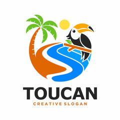 Toucan Bird Mascot Vector Illustration