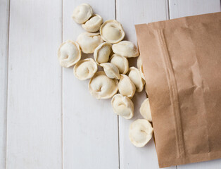 dumplings from the package