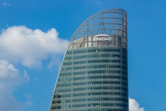 Engie tower in La Defense business district in Paris, France