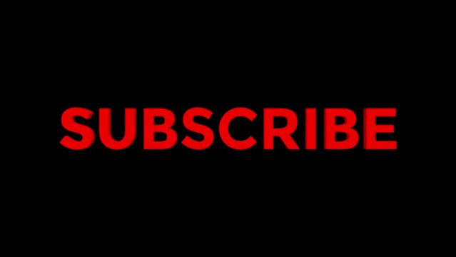 Youtube Subscribe Button. The button is made of bricks. Particle animation. Amazing 3D animation.
