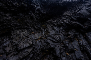 Textura negra de basalto natural