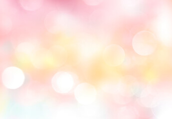 Spring,summer natural background.Pink yellow blurred backdrop.