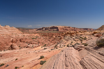 View of Coyote Buttes North in Vermilion Cliffs National Monument, Arizona, USA