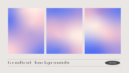 Soft pastel blue gradient background. Minimalist vector backdrop.