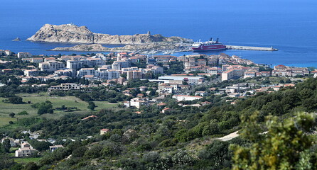 Obraz premium corse ...l'île rousse
