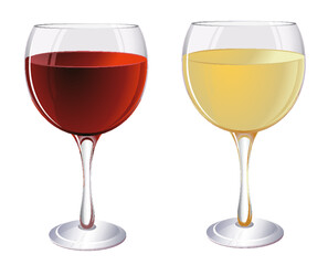 wino butelka kieliszek rose red white alkohol 